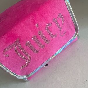 Juicy Couture Pink Glittery Cosmetic Case